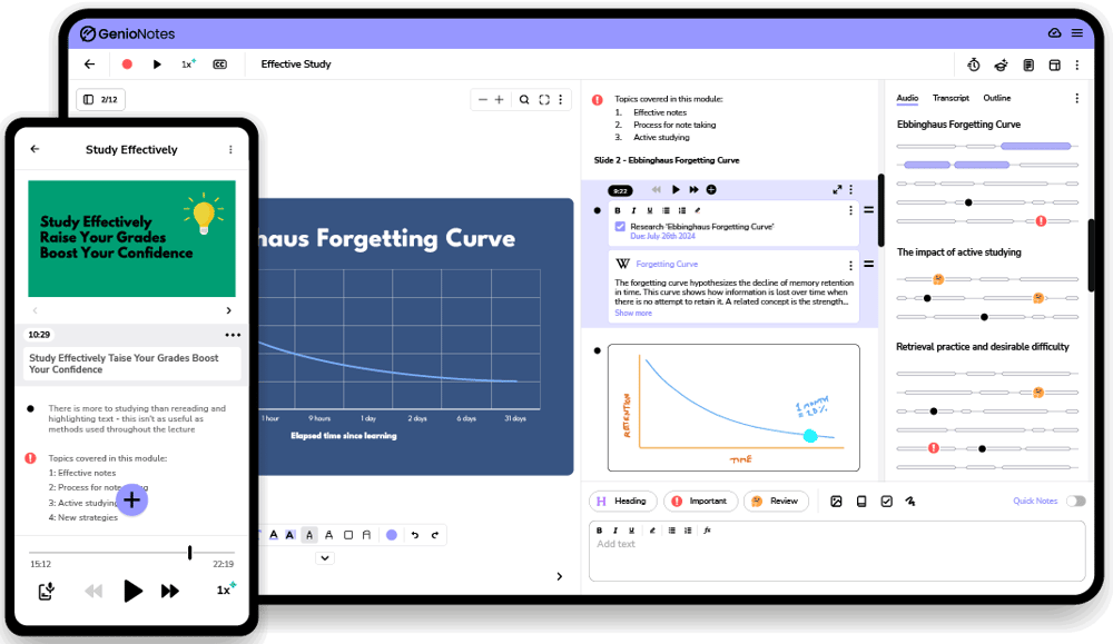 #1 Trusted Note Taking Accommodation | Genio Notes
